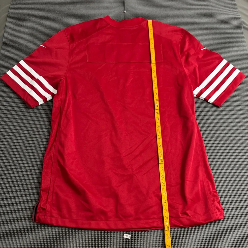 Nike NFL San Francisco 49ers On Field Blank Back Jersey Red Mens Large